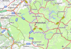 Karte Monschau