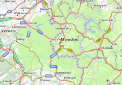 Karte Monschau Karte Monschau